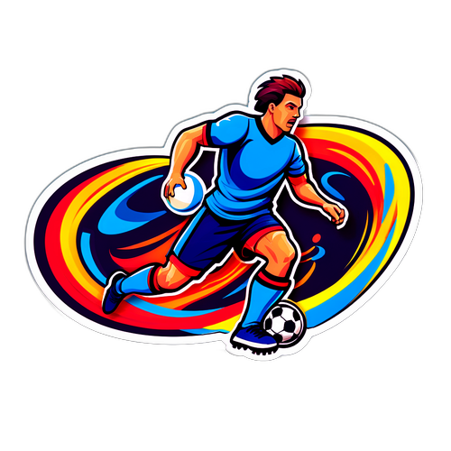 Sticker Pergerakan Dalam Permainan Bola Sepak