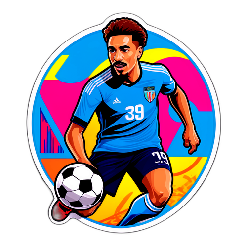 Sticker celebrando a Aldo Leiva