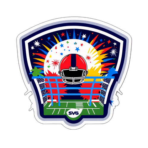 Sticker ya Heshima kwa Mchezoni wa NFL