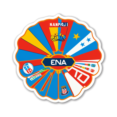 Napoli-Genoa mérkőzés sticker
