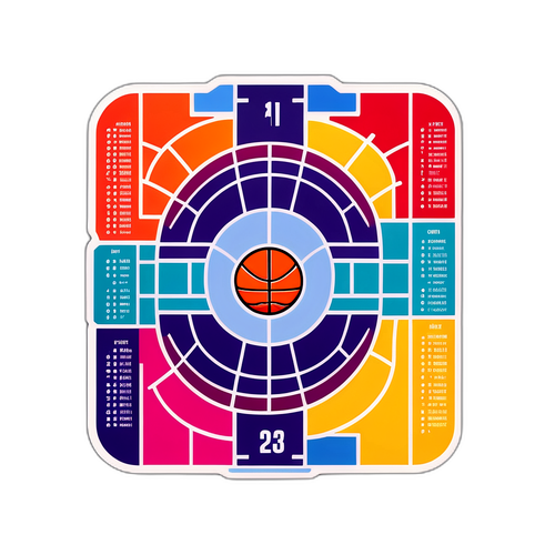 Artistikong Representasyon ng Basketball Court