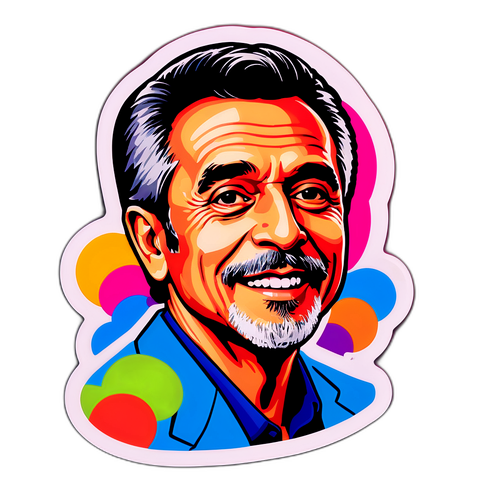 Sticker de Flávio Dino com Mensagens Inspiradoras