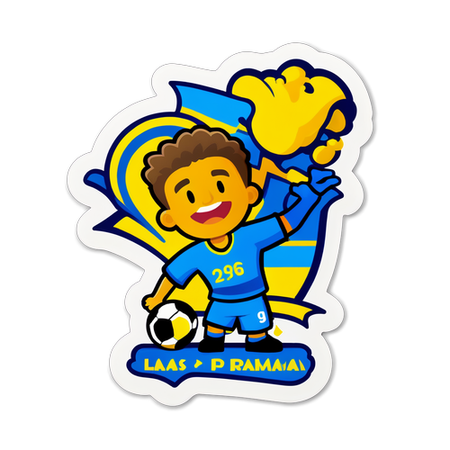 라스팔마스 축구 팬을 위한 스티커