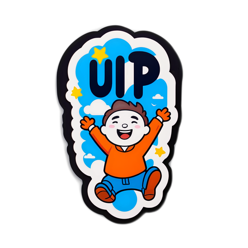 Motibasyonal na Sticker: 'Up'