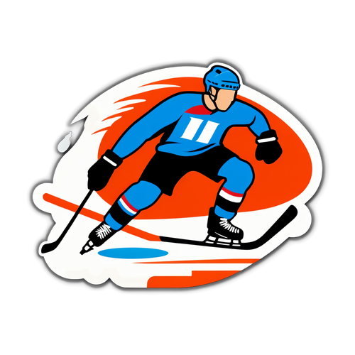 IIHF Logo Talviurheiluelementeillä