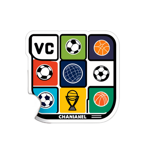 VTV體育頻道運動圖標貼紙
