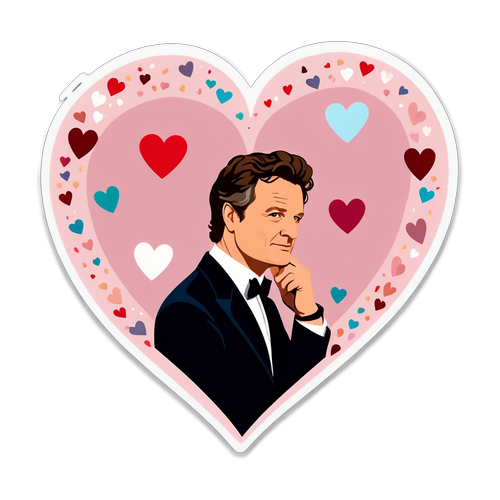 Colin Firth-teemainen romanttinen tarra