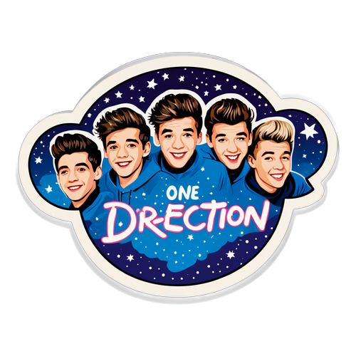 ¡Revive la Magia! El Sticker de One Direction que Te Hará Volver a los Mejores Momentos