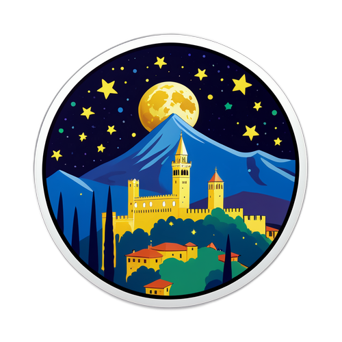Sticker de San Marino à Noite