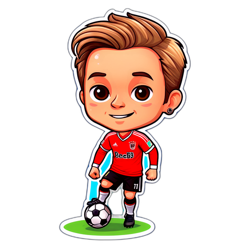 Humoristisk Bobblehead af Mads Hoxers Målscoring