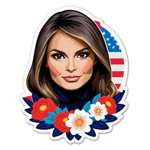 Melania Trump Striking at the Heart of America: A Stunning Floral Tribute!