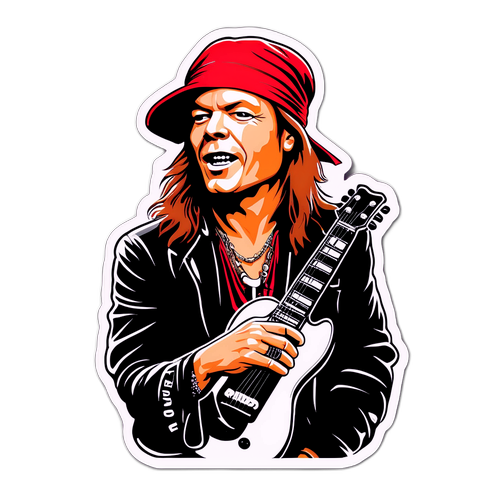 Rock zene sticker