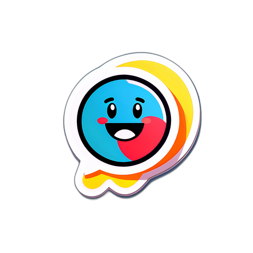 Динамическая наклейка с положительными эмоциями