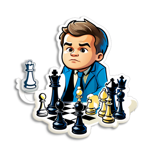 Magnus Carlsen i aksjon