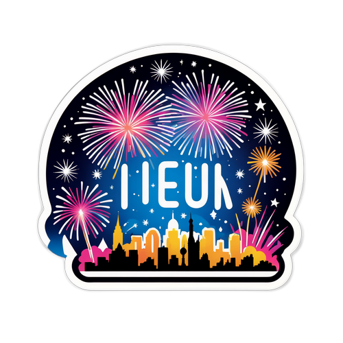 跨年夜的欢庆气氛