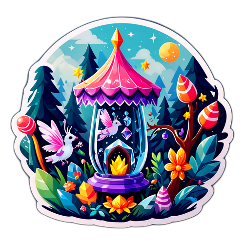 Ilustrace 'Křišťálová kukačka'