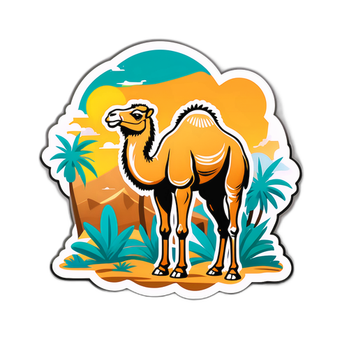 Camelo Estilizado Tropical