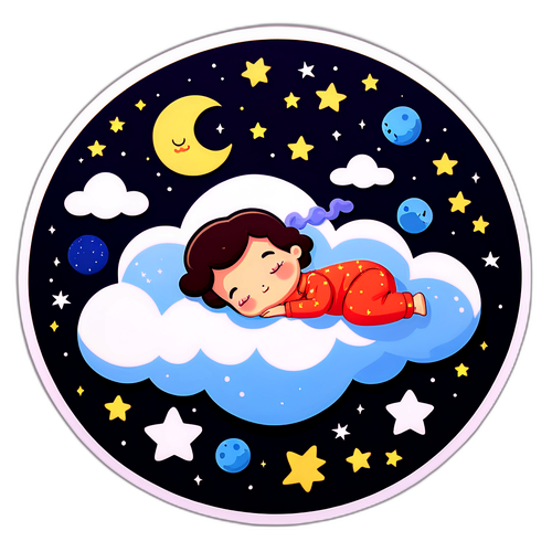 Whimsical Sleeper Sticker
