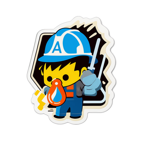 Sticker artistic ilustrând un accident pe autostrada A2