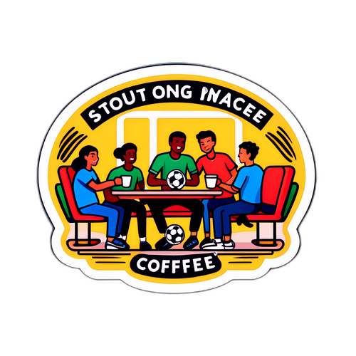 Thiết kế nhãn dán cộng đồng yêu bóng đá