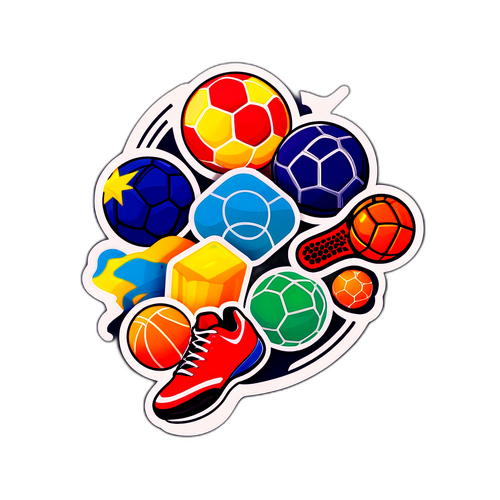 Håndbold Klistermærke