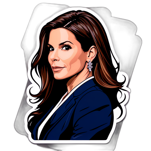Sandra Bullock en una pose icónica