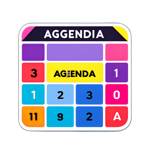 Kalender med 'Agenda'