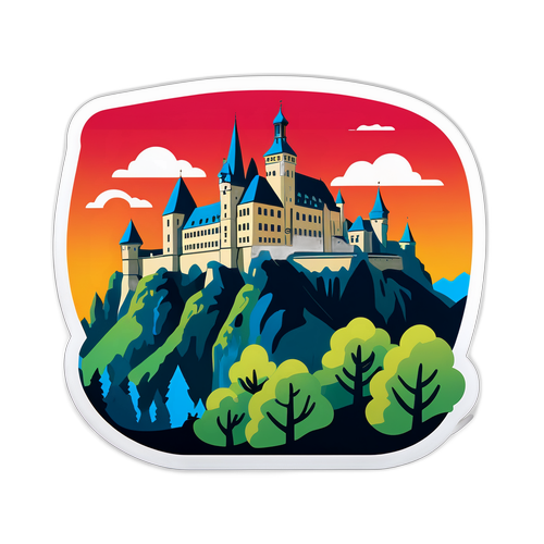 Luxembourg Slot og Naturskøn Udsigt