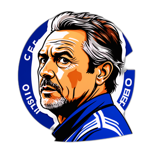 Hãng thiết kế sticker về sơ đồ chiến thuật của huấn luyện viên Chelsea trong một trận đấu quan trọng
