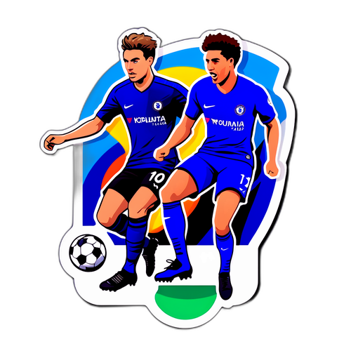 Match mellan Atalanta och Chelsea