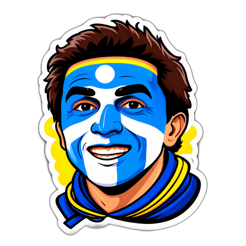 Inter Milan Fan in Actie