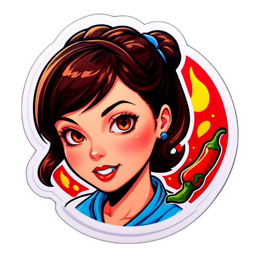 辣妹贴纸