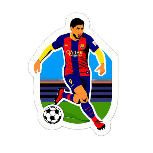 Luis Suárez Dinamik Sticker Tasarımı