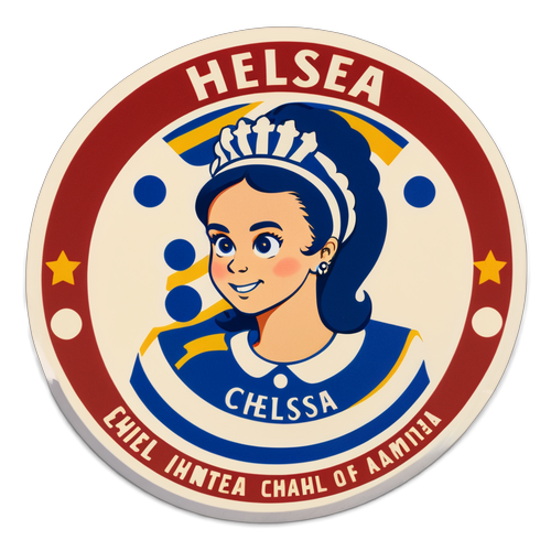 Retro Chelsea Sticker: Een Nostalgische Verbinding