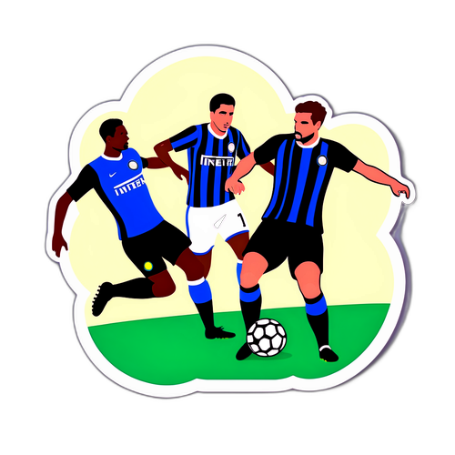 Trận đấu bóng đá giữa Inter và Milan