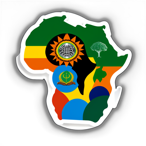 Sticker ya Umoja na Maendeleo barani Afrika