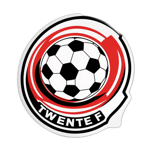 Nembo ya Twente FC na Mpira wa Miguu