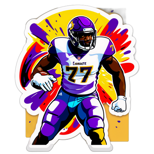 Leonard Fournette Action Sticker