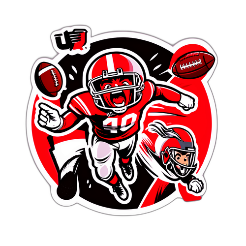 Energetic Game Day Sticker