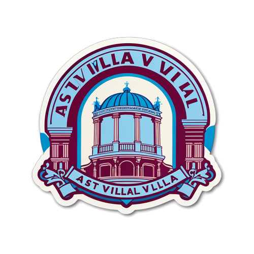 Sticker ya Vintage ya Villa Park