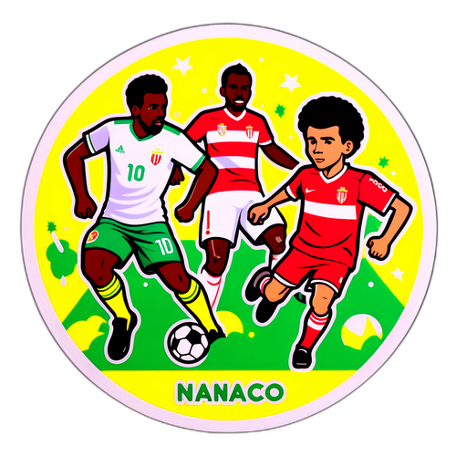 Sticker Nantes vs Monaco
