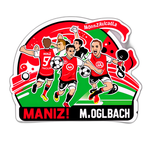 Sticker Mainz 05 vs Mönchengladbach