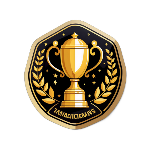 Золотий трофей перемоги у футболі