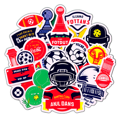 สติ๊กเกอร์ฟุตบอลธีมแฟนบอล