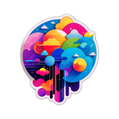 अभ्युत्थान ग्रहण करने वाला स्टिकर डिजाइन