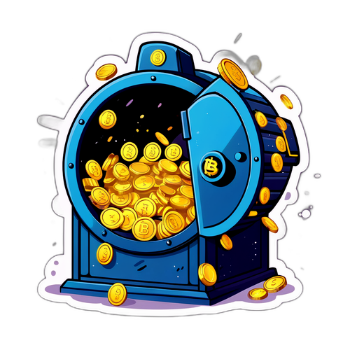 Bank Vault Bursting Open