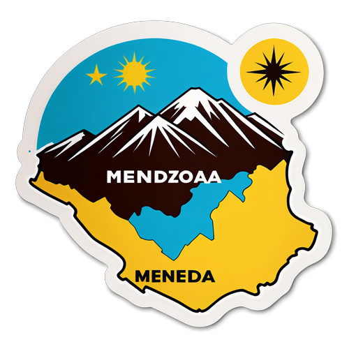 Recuerdos de Mendoza: Arte y Memoria en un Sticker