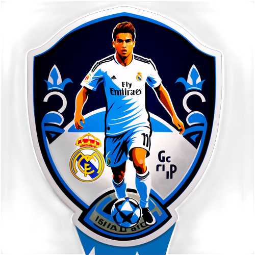 Emblema del Real Madrid con Giocatore di Pachuca