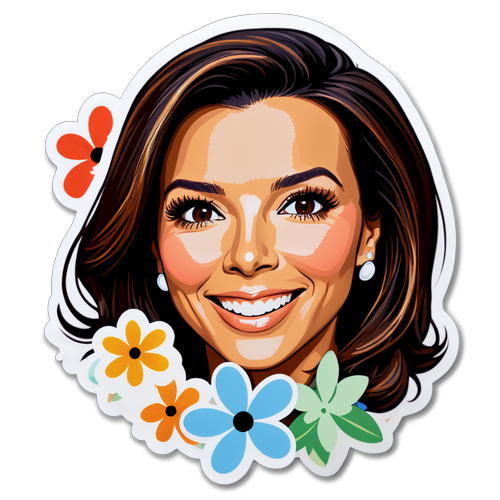 Ilon ja Luovuuden Symboli: Eva Longoria Kukka- ja Filmikelatarrassa