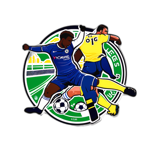 첼시와 리즈의 역사적 순간을 담은 스티커